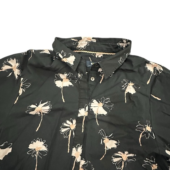 Maeve Button-Front floral Asymmetrical Dress - Picture 8 of 13